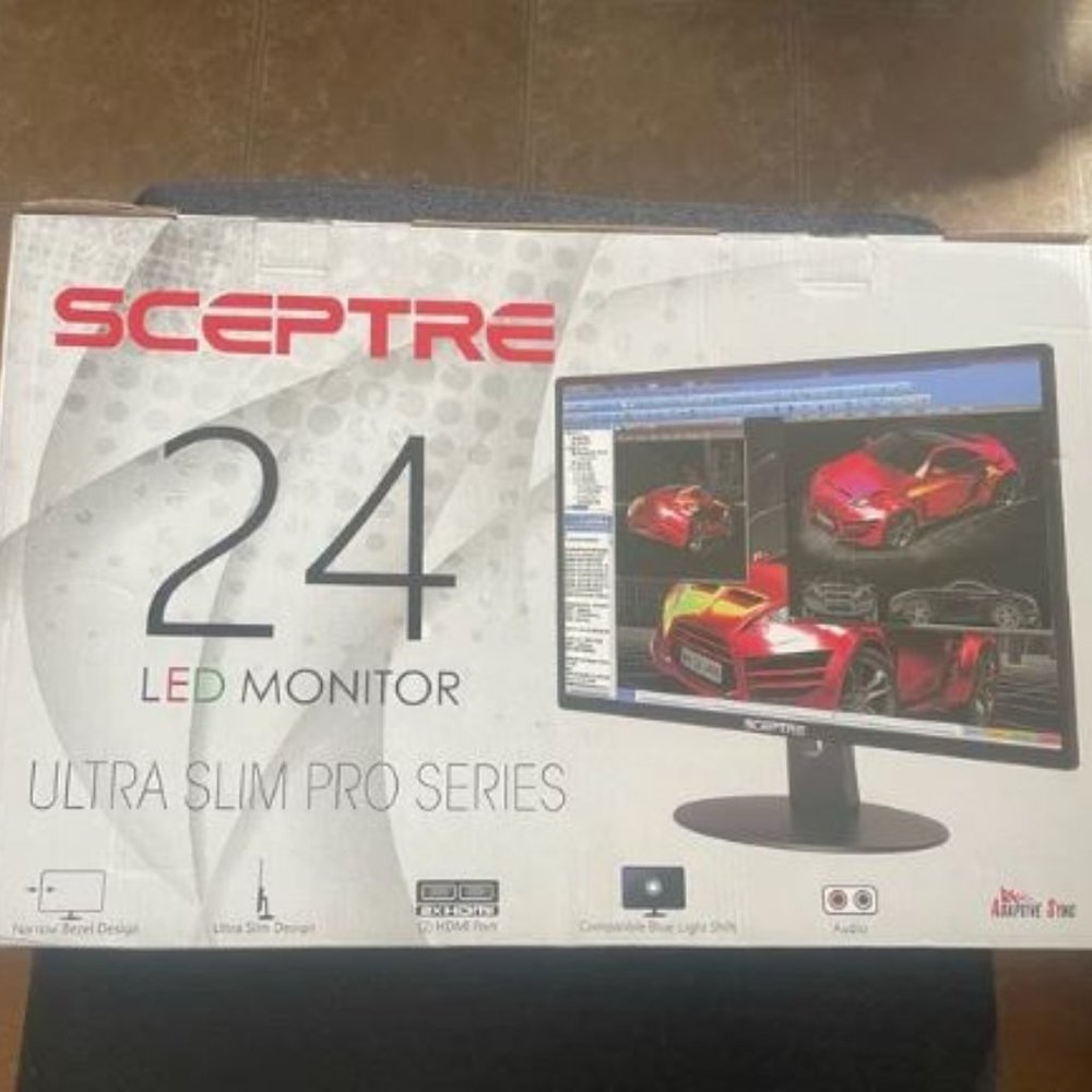 Sceptre 75Hz 1080p LED Monitor, Built-In Speakers, HDMI, VGA Ports